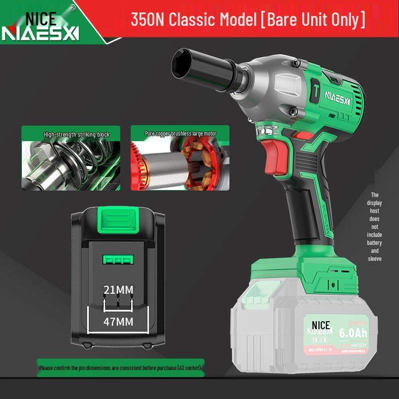 

High-Power Rechargeable Electric Impact Wrench with High Torque