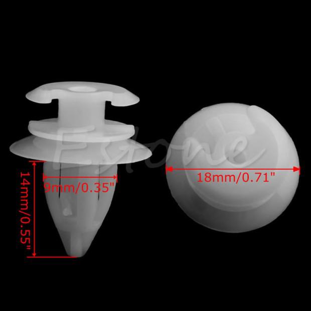 

Пряжка для дверной панели автомобиля, заклепки 9 мм, крепеж для внутренней дверной панели, удерживающие зажимы для отделки для 3 5 7 E36 E34 E32 E39 M5 белый