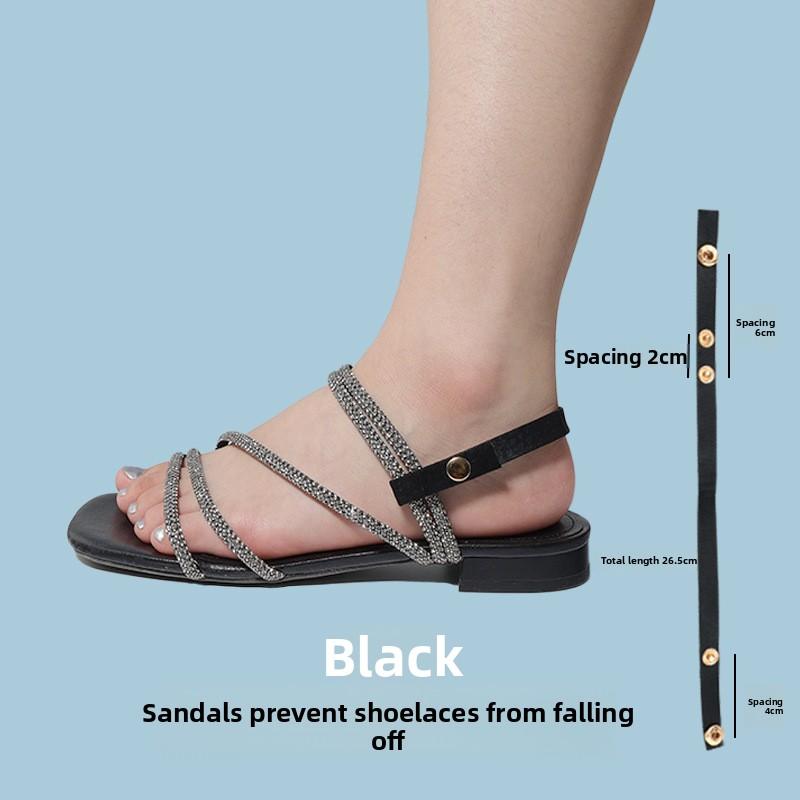 Adjustable Heel Straps for Sandals, Slippers, Large Heel Straps, Fixed Buckles To Prevent Heels From Falling Off, Shoelaces