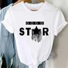 Women Ice Cream Casual Cute Beach 90s Cartoon Short Sleeve Graphic Summer Fashion Print Female Clothes Tops Tees Tshirt T-Shirt