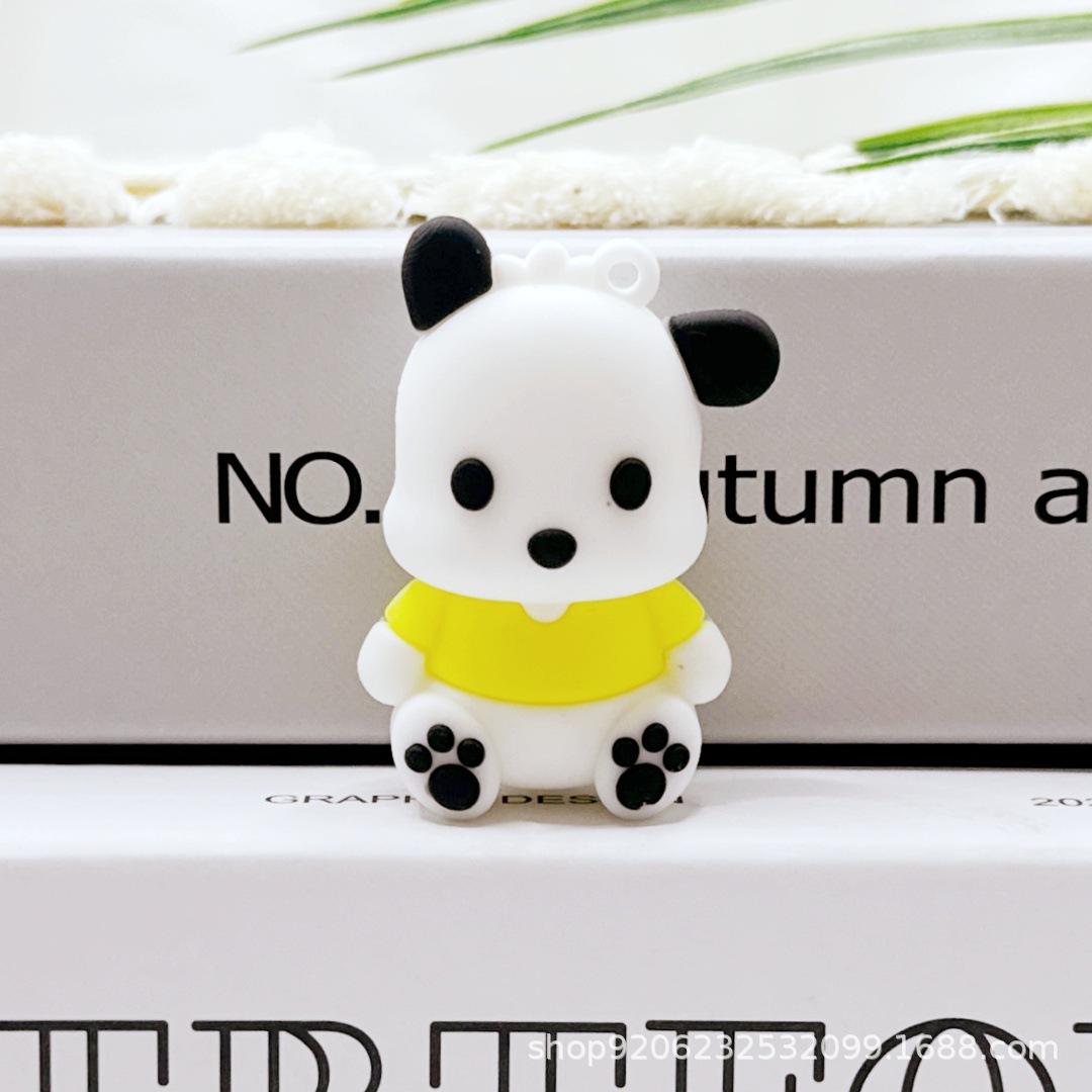 Cute Puppy Keychain Bag Charm Cartoon Doll Pendant Kids Toy Archaeology Blind Box Gift