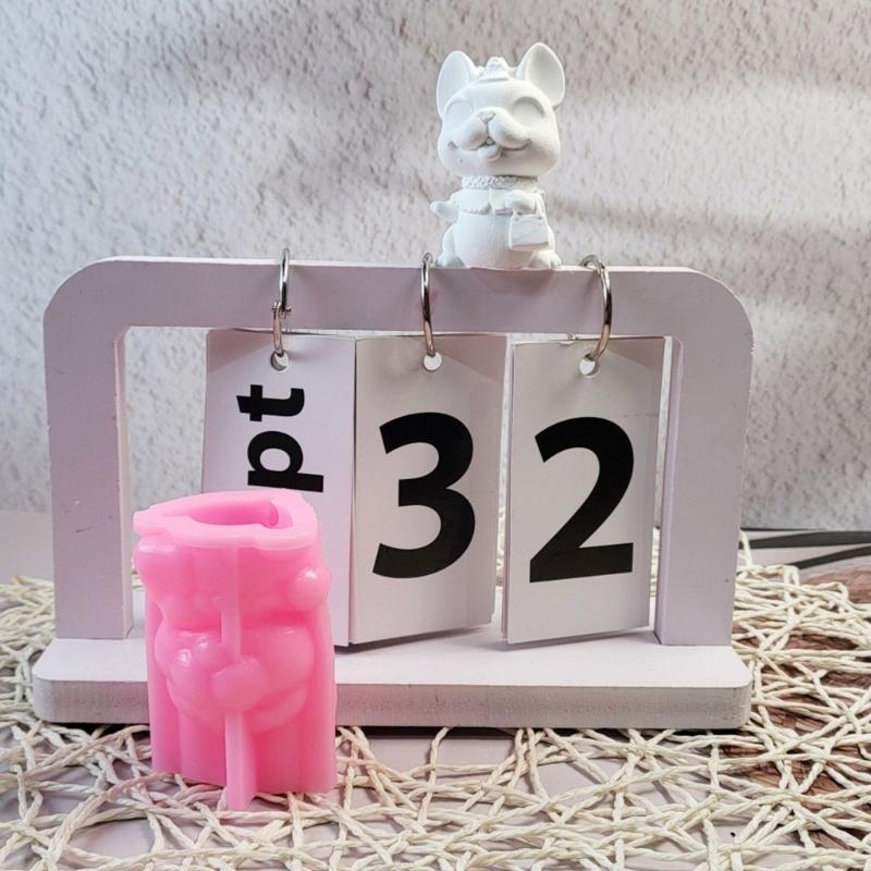 3D Dog Mould Handmade Silicone Molds Plasters Molds Ornament Molds Castings Molds Animal Molds Craft Supplies