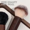 Soft Bristle Nail Dust Cleaning Brush Wooden Handle Nail Dust Powder Remover Brushes Soft Bristle Nail Salon Cleaning Accessory