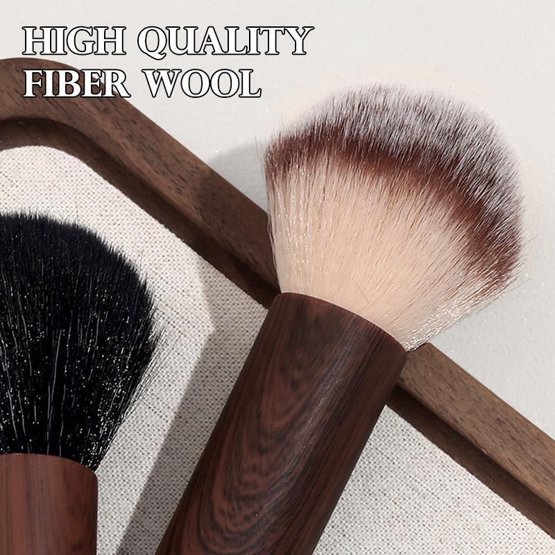 Soft Bristle Nail Dust Cleaning Brush Wooden Handle Nail Dust Powder Remover Brushes Soft Bristle Nail Salon Cleaning Accessory
