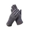 Warm Gloves for Women In Autumn and Winter Outdoor Riding Cold Proof Thickened Plush Velvet Cute Bow Develvet Touch Screen Gloves