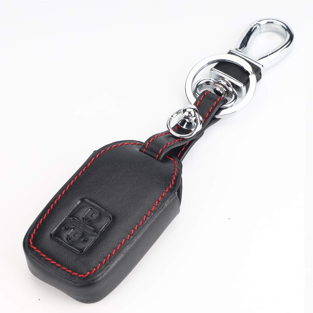 

[BKY] Кожаный чехол для ключа автомобиля Suzuki для New Swift Wagon R Stingray Crosby (XBEE) Совместим с новым Jimny (черный) чёрный