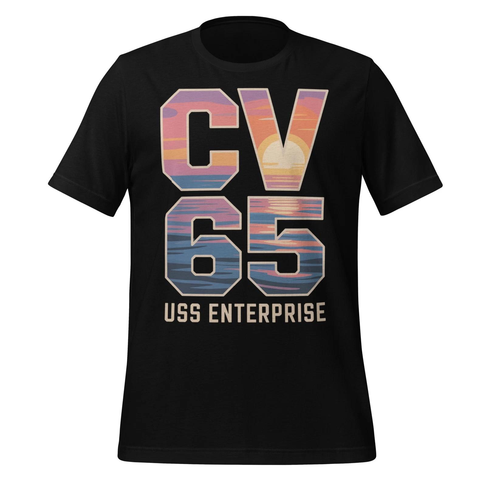 CV-65 USS Enterprise Aircraft Carrier Shirt S