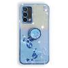 KADEM For Oppo A74 4G/F19/F19s/A95 4G/Reno6 Lite Case Glitter TPU Kickstand Phone Cover