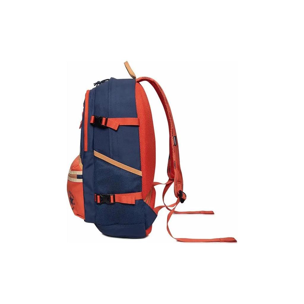 New Converse Polyester Backpack Large Size Unisex Blue/Orange 10026178-A02