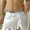 Vintage Gold Plated Coin Bikini Belly Chain For Women Bohemian Metal Coin Tassel Waist Belt Sexy Summer Beach Party Jewelry