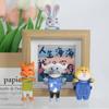 Cartoon Animal Rabbit Judy Fox Mr. Nick Model Toy for Kids Bedroom Decor Ideal Children's Birthday Christmas Gift