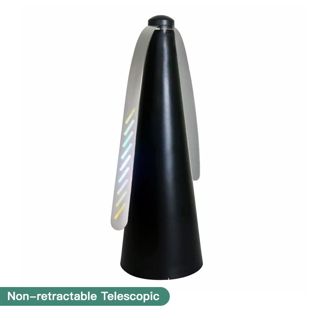 Вентилятор-отражатель от мух и комаров, портативный, для помещений и улицы, выдвижной инструмент-отпугиватель комаров, для дома, ресторана, кемпинга Non-extendable