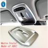 ABS Car Front + Rear Seat Roof Reading Lights Lamps Cover Trim For VOLVO XC40 2018 - 2025 Matte / Carbon Fiber Look Accessories