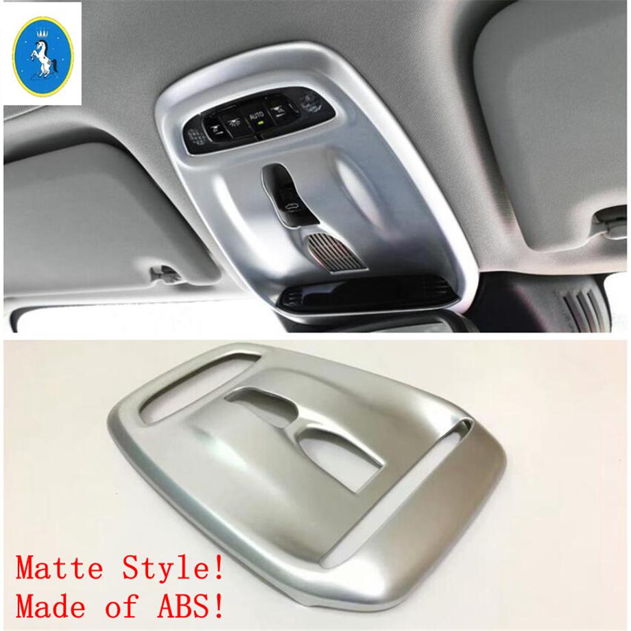 ABS Car Front + Rear Seat Roof Reading Lights Lamps Cover Trim For VOLVO XC40 2018 - 2025 Matte / Carbon Fiber Look Accessories