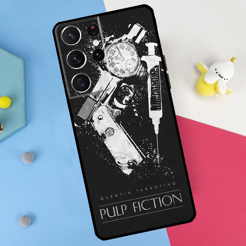 Pulp Fiction Back Case For Samsung Galaxy S25 S24 S22 S23 S26 Ultra Plus S20 S21 FE S10 S25 FE Soft Cover