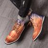 48 storlek 2021 nya herrskor mode Martin boots Brock graverade brittiska retro läderskor arbetskläder boots