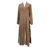 Muslim Women Islamic Embroidered Cardigan Long Coat Middle Long Robe