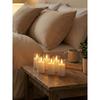 Set of 6 Plastic Candle Lantern Battery Flameless Led Candle Cheap Safer Candles Party Holiday Event Perfect Decor