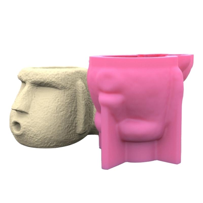 Candles Holder Resin Mold,Gypsum Flower Pot Silicone Molds Doll Epoxy Resin Casting Molds for DIY-Jewelry Storage Box