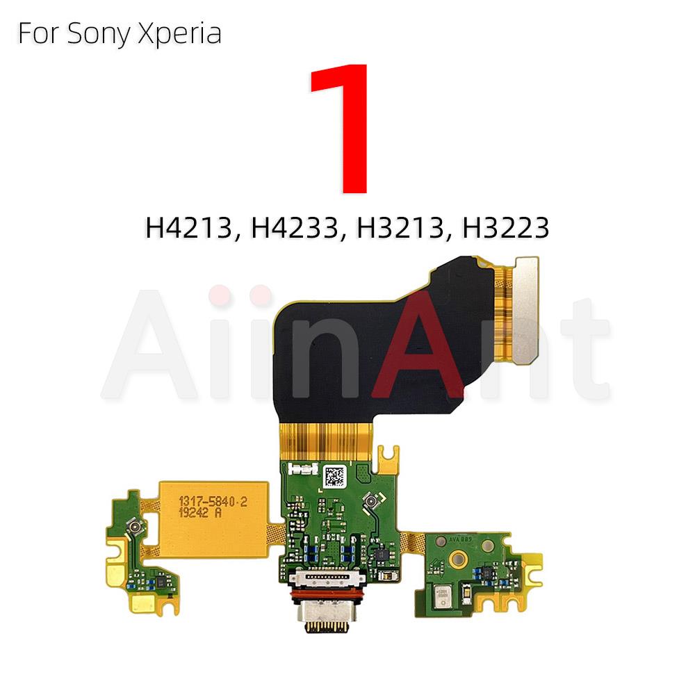 Dock Mic USB Charger Board Charging Connector Port Flex Cable For Sony Xperia 1 5 10 I II III 2 3 Plus Compact Premium