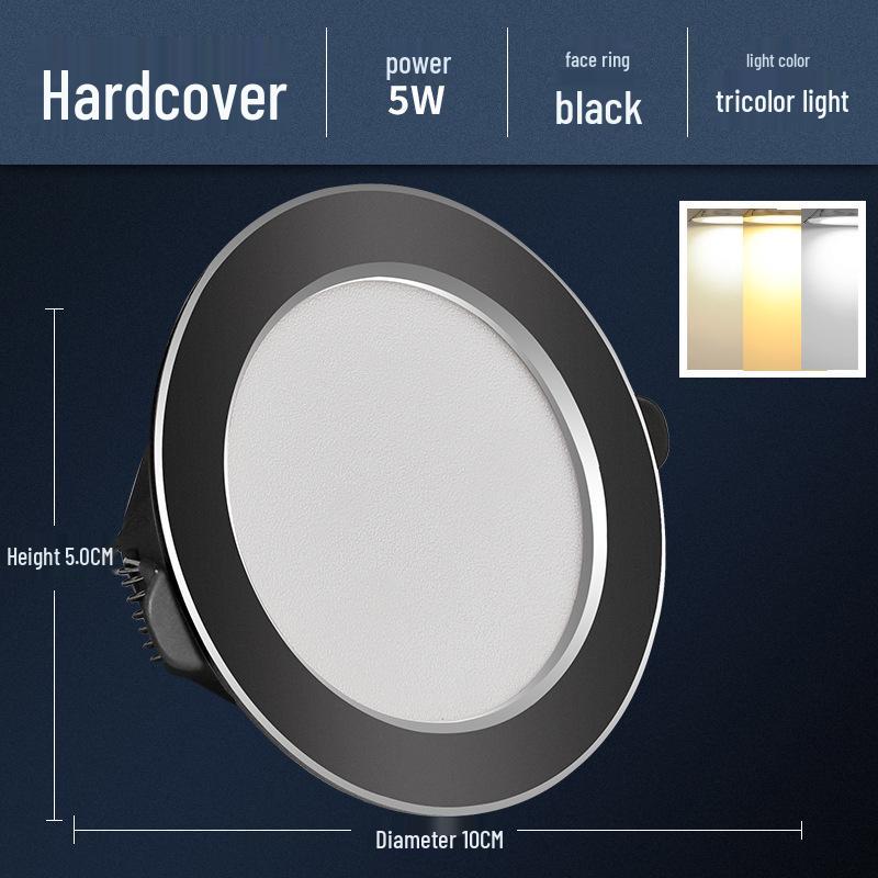 5W LED Recessed Ceiling Spotlight for Living Room - 7.5cm Opening