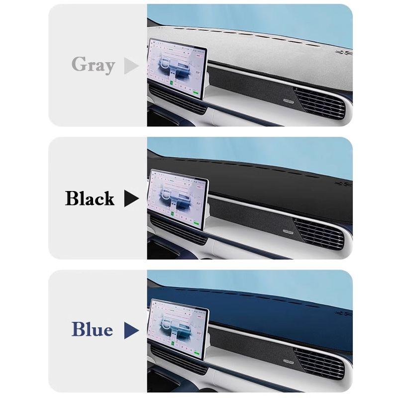 For Xpeng G6  2024 2025 Car Dash Cover Suede Dashboard Pad Dashmat Mat Interior Sunshade Non-slip Dustproof Protector Cover