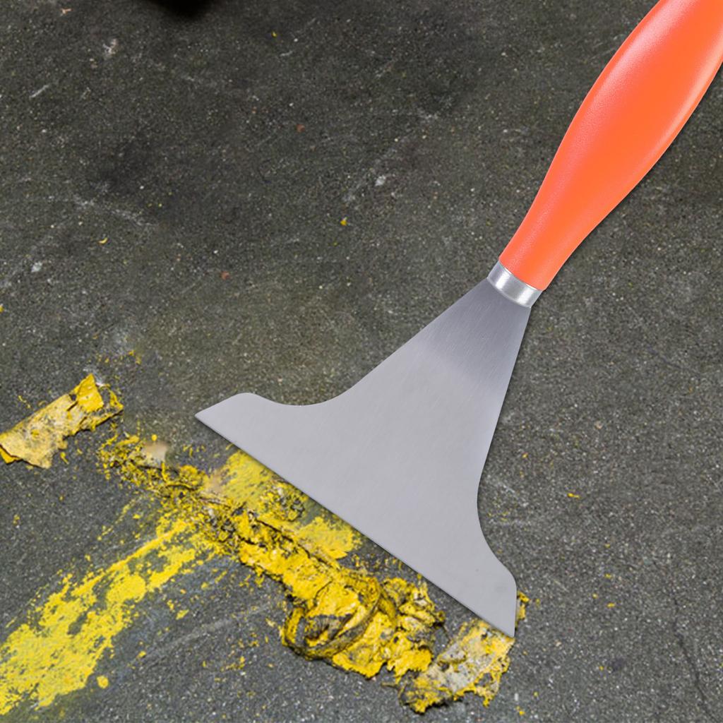 Heavy Duty Griddle Handle Scrapers for Flat Top Stainless Steel Food Scrapers Outdoor Antislip Grill Scrapers Tool