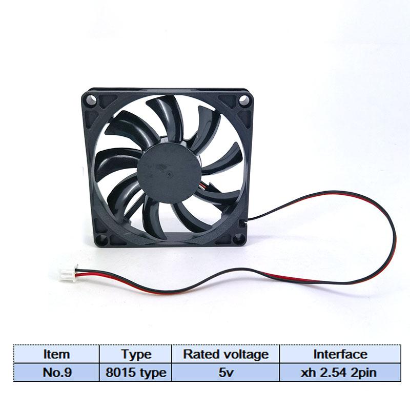 DC 5V 12v 24V 8cm 8010 8015 8025 3pin 4pin xh 2,54 Bezkartáčový chladicí ventilátor 80x25mm Chladič Radiátor 80x10 80*15 Pro PC Case GPU