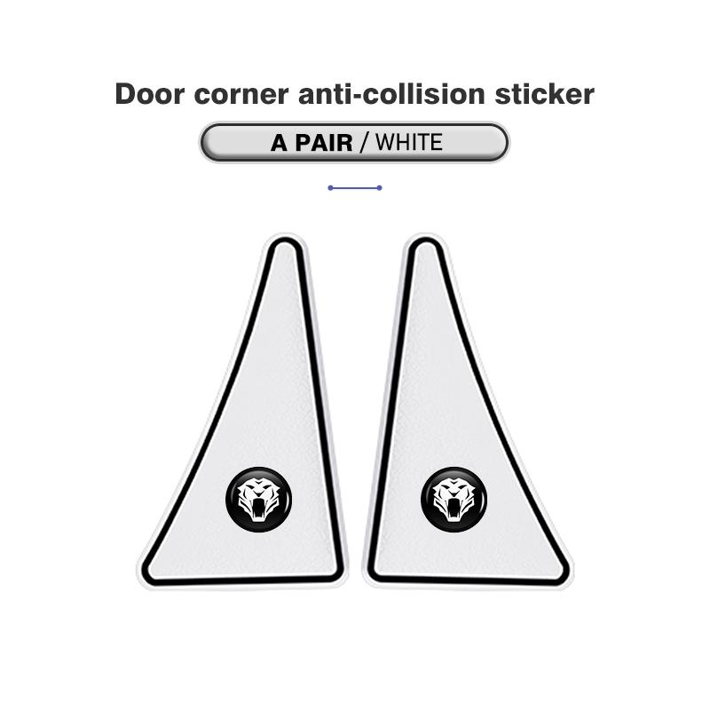 CNR2 For KIA 2Pcs Car Door Corner Cover Anti-collision Protection Stickers Accessory Ceed Sportage Rio K5 Optima Cerato Venga Sedona