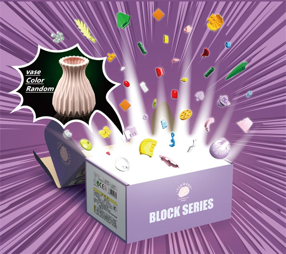 2024 City Creativity Flower Bouquet Phalaenopsis Orchid Girl Gift Set DIY Home Display Building Blocks Bricks Toys For Gift