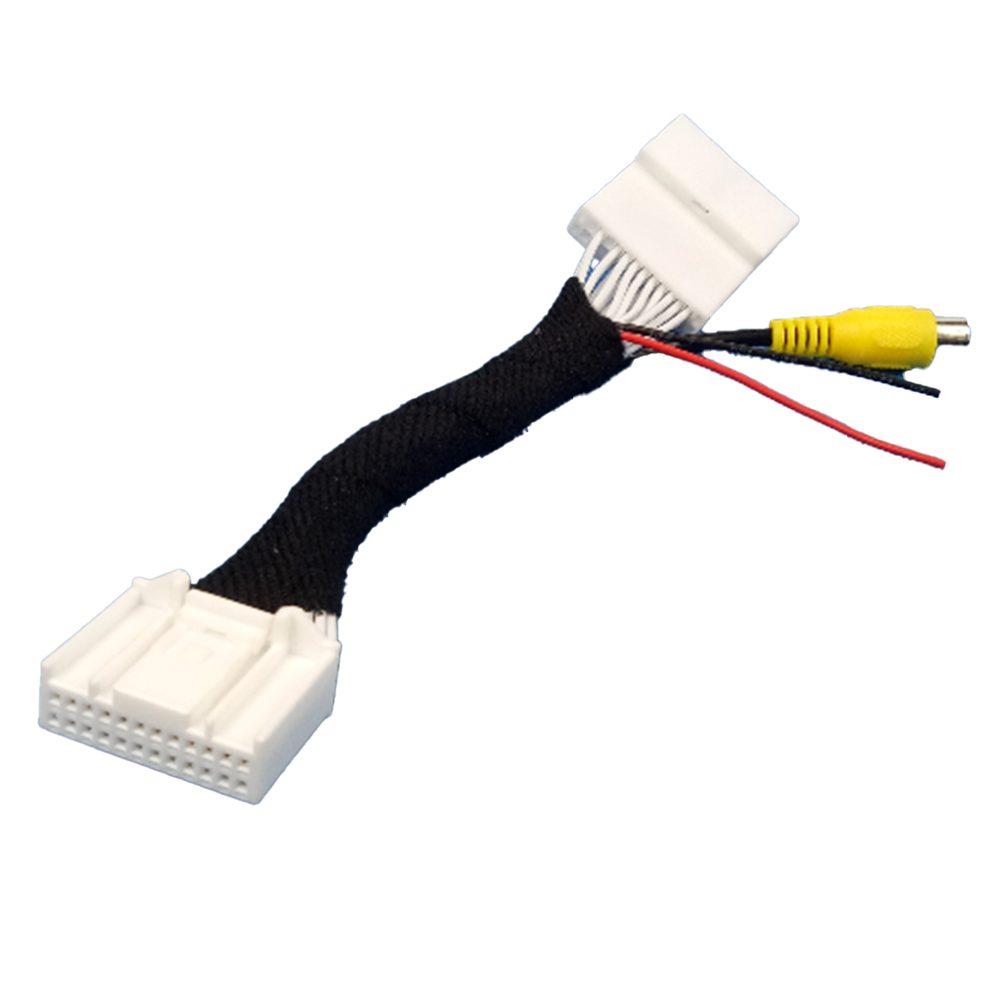 Back Of Radio Installation 24 PIN Adapter Vehicle Camera Installation Good Materials Non-Deformed Design Practical And Reliable