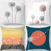 Home Decor Dandelion Patterns: Dreamy and Whimsical Designs Pattern Cushion Cover Suitable for Sofa Bedroom Car Pillow Cover