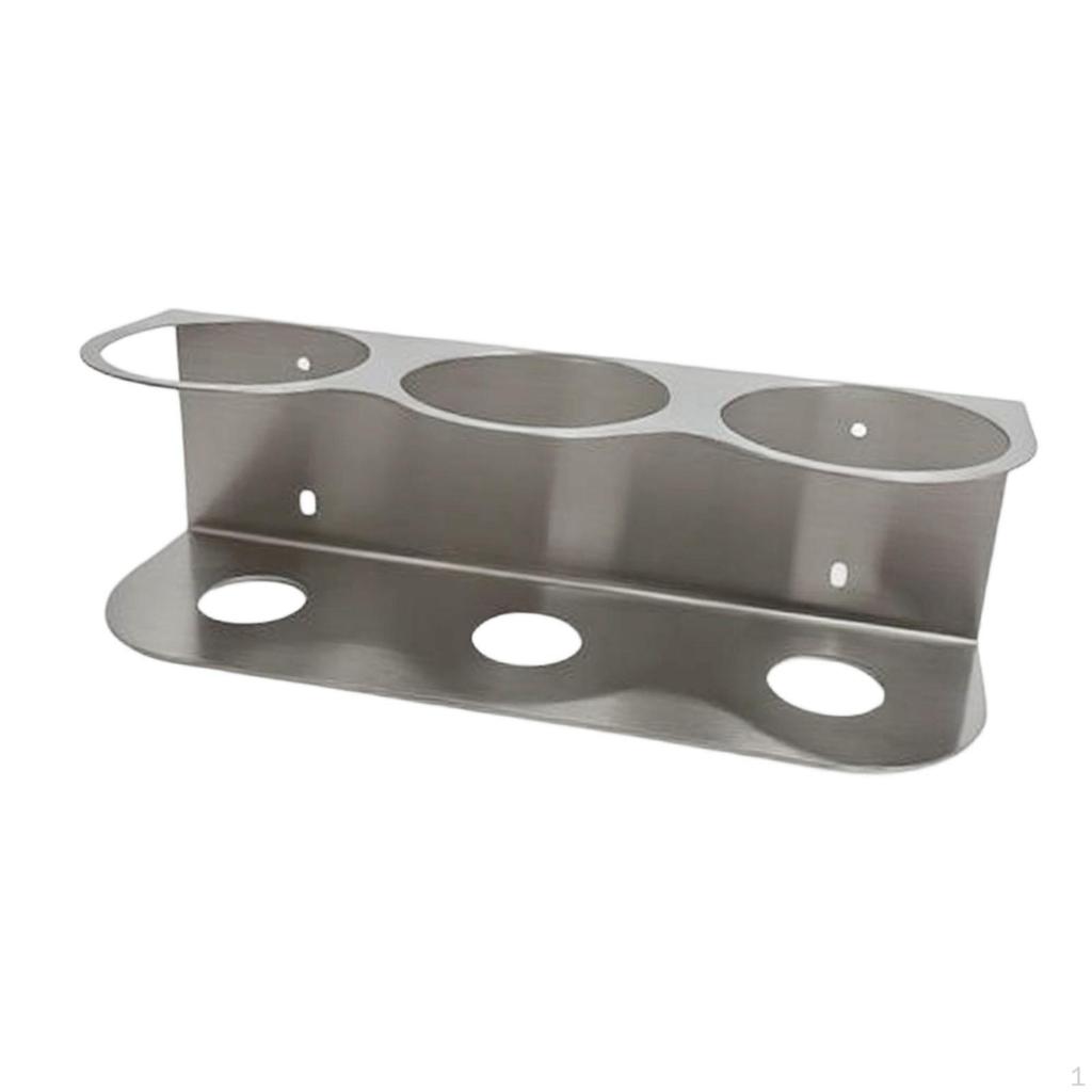 Spray Bottle Holder Can Organizer Wall Mounted Storage Rack for Bathroom