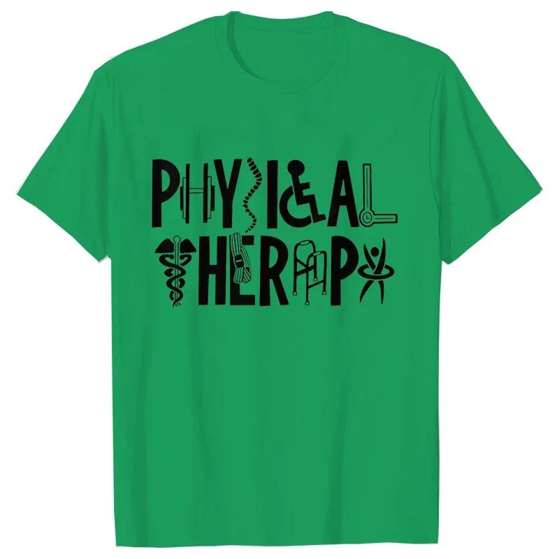 

Physical Therapist Print Tshirts Tops for Women Lady Summer FeUnisex Tshirts Physical Therapy Clothes Oneck Tees Tshirts Femme 4XL