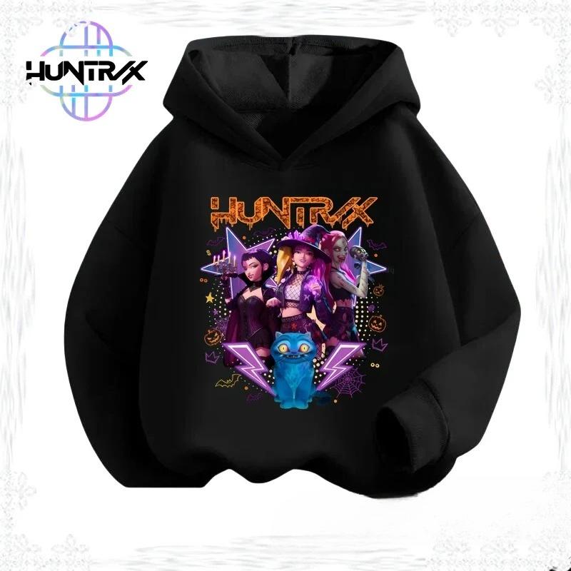 Bluzy Bluzy Dziewczęce Dziecięce Dziewczęce Kreskówkowe z Nadrukiem Bluza z Kapturem Moda Casualowa Bluza z Kapturem