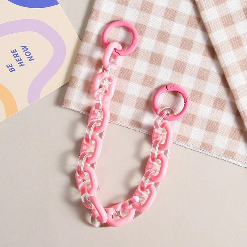 Colorful Chain Link Connector Rings for Jewelry Making and Keychains - Cute DIY Spring Clasp Pendants and Bag Accessories