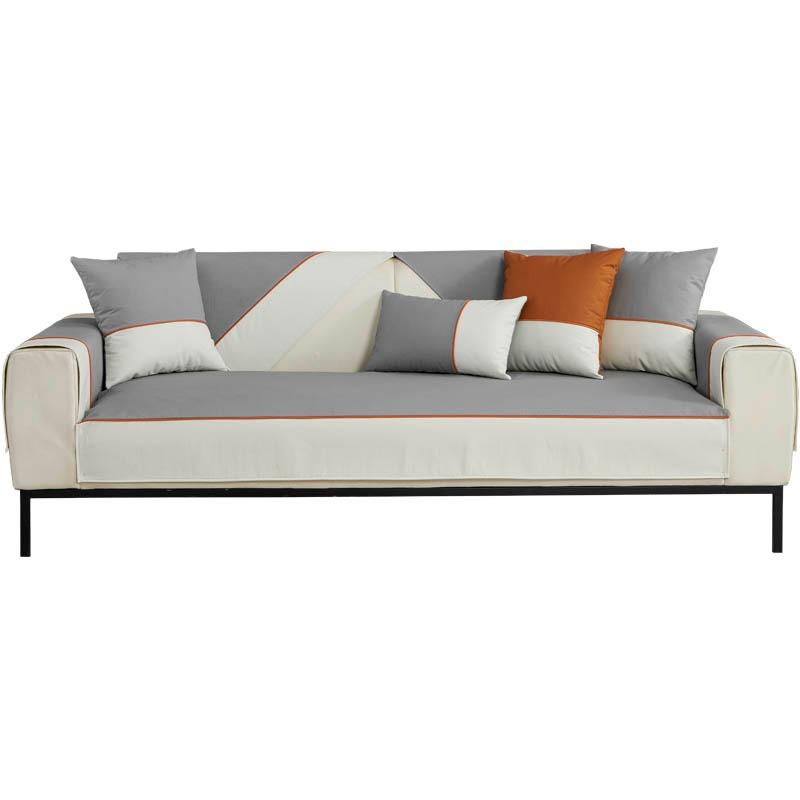 Poduszka na sofę Cztery pory roku Uniwersalna Mata antypoślizgowa Jednolity kolor Przystępny luksusowy styl Wysokiej jakości Pokrowiec na sofę Tkanina pokrowcowa