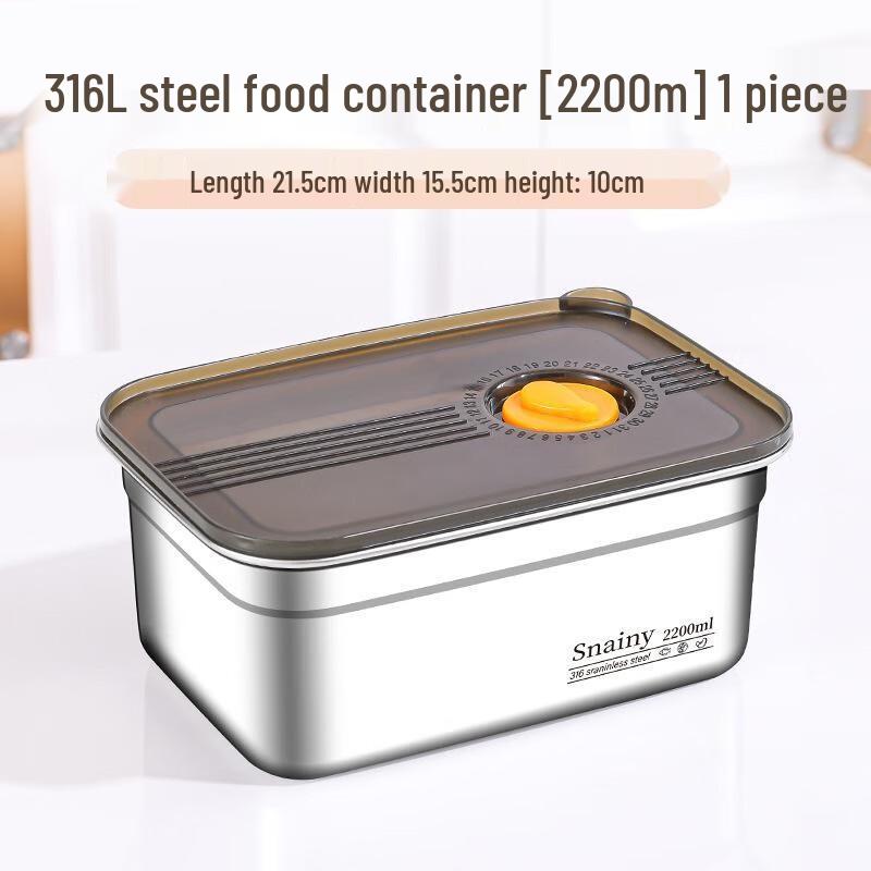 

Qinkai 316 Stainless Steel Food Storage Container