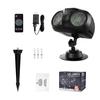 9W Double Head Christmas Snowfall Projector Lights Outdoor Highlight Snowflake Projector Light Waterproof LED Snowfall Spotlight