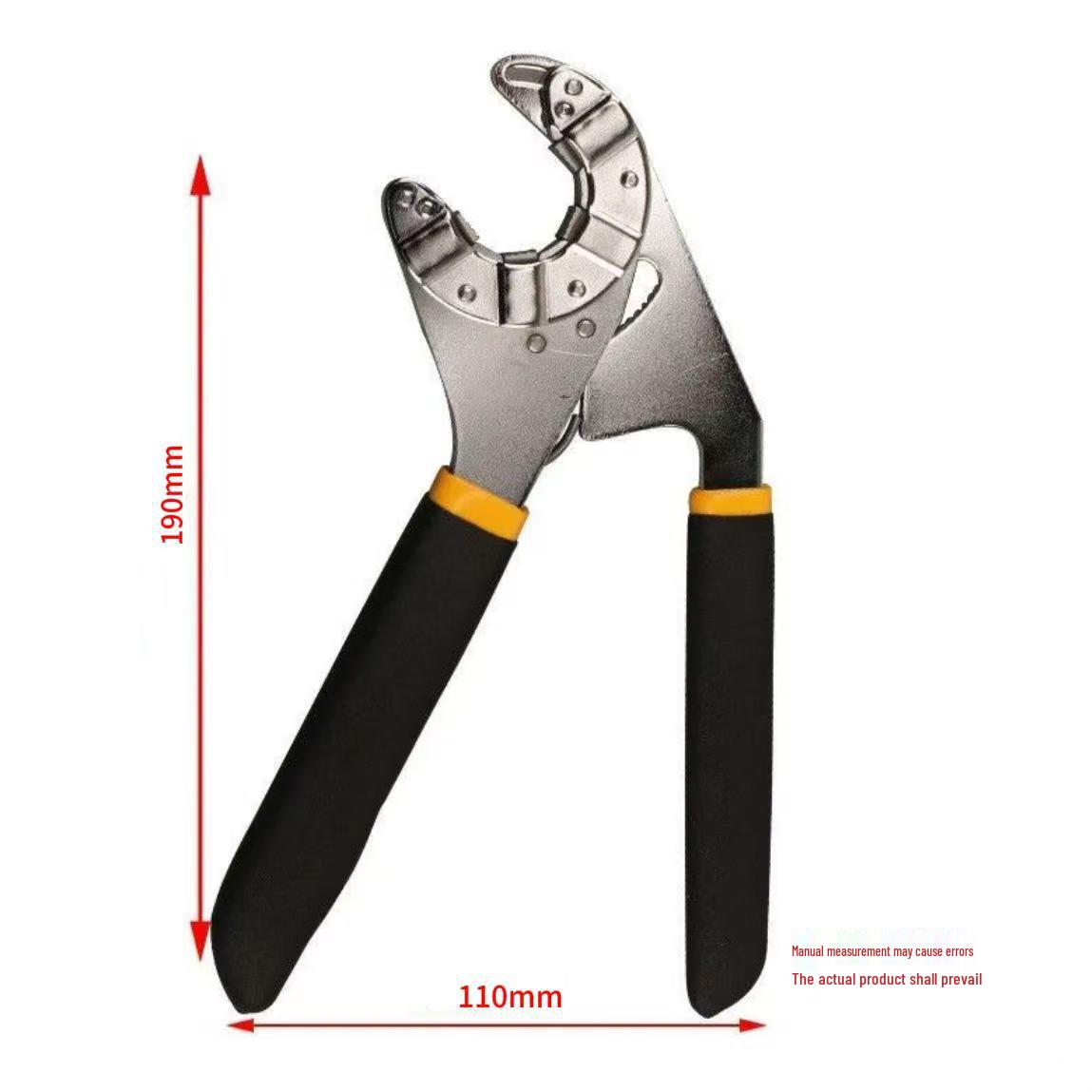 Magic Activity Multifunctional Wrench: Hex Grip, 6  & 8  Polished, Heat-Resistant, Durable.