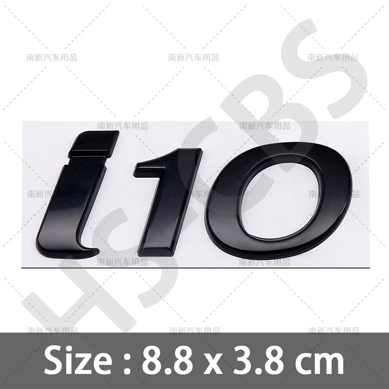 Stile Auto Cromato Metallico 3D Lettere Emblema I10 I20 I30 I40 Badge Posteriore del Bagagliaio Per Hyundai Targhetta con Logo Adesivi Accessori Auto