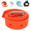 Diving Weight Belt Adjustable Silicone Freediving Weight Belt with Quick Release Buckle for Scuba Di