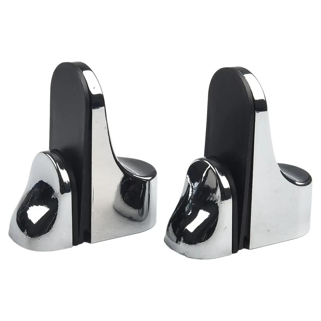 Support Glass Clamp F Clip For 3-20 Mm Thick Shelf Large Partition Board Zinc Alloy 55 X 24 Mm Brackets Practical Accessories