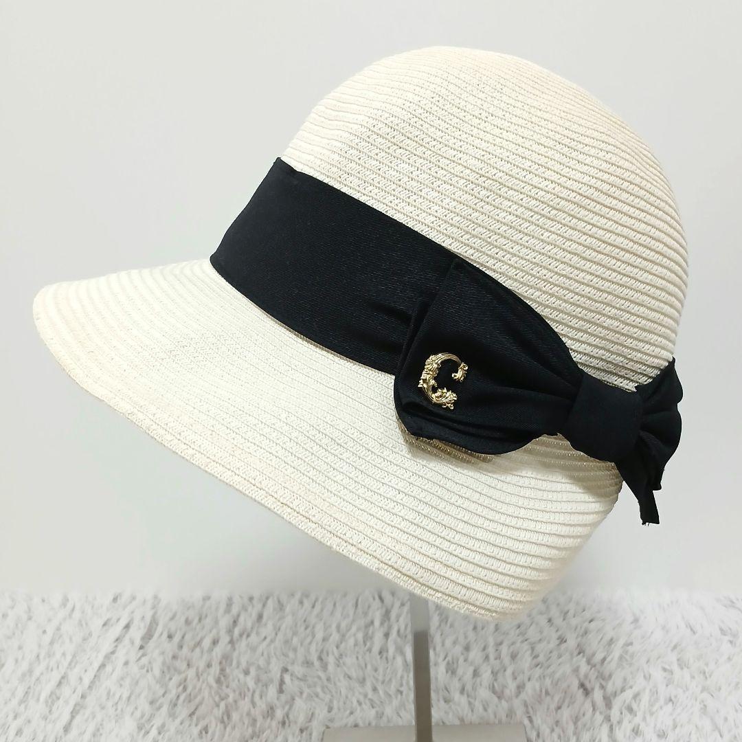 Used CA4LA Ribbon Charm Paper Blade Straw Hat Kashira