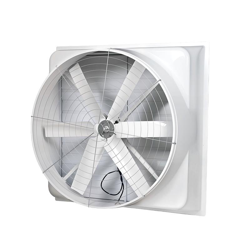 Industrial FRP Axial Flow Ventilation Fan with Permanent Magnet Motor for Exhaust and Negative Pressure in Aquaculture