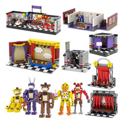 MOC WM2612 Bärenbühne Steine Horror-Spiel Figur Kompatibel WM6170 Bausteine Spielzeug Für Kinder Freunde Geburtstagsgeschenk Tier