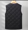 2025 Men's Thickened Velvet Cotton Vest for Autumn/Winter - Middle-aged & Elderly