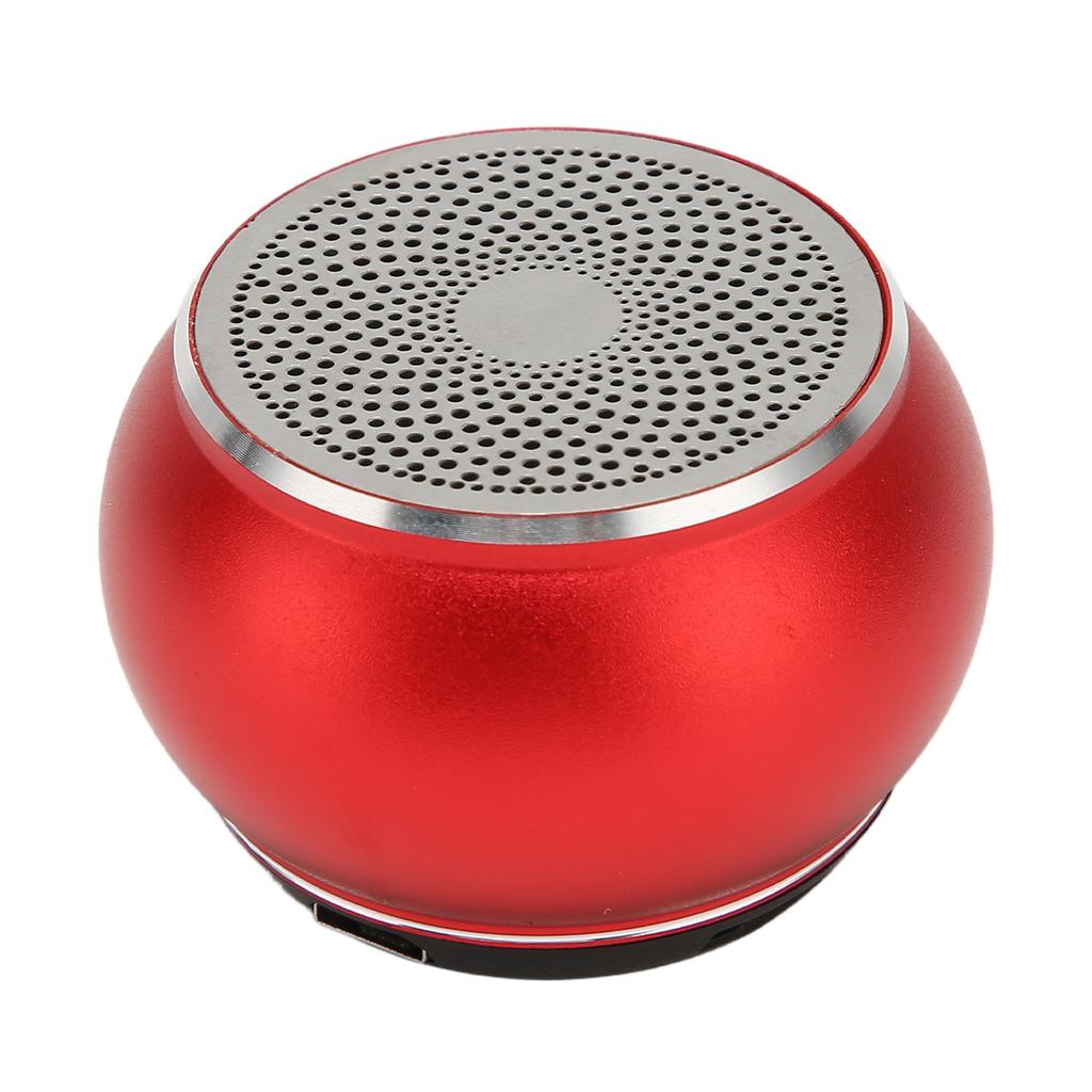 Bluetooth Small Speaker Simple Design IP67 Waterproof Portable Wireless Speaker for Shower Room Bike Car Red