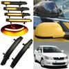 Dynamic LED Turn Signal Blinker Sequential Indicator Mirror Flasher Light For Skoda Octavia 09-13 Superb MK2 3T4 3T5 08-14