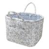 Boho Foldable Floral Organizer Bin Large Capacity Portable Folding Storage Bin with Handles for Home Decor Picnic Travel